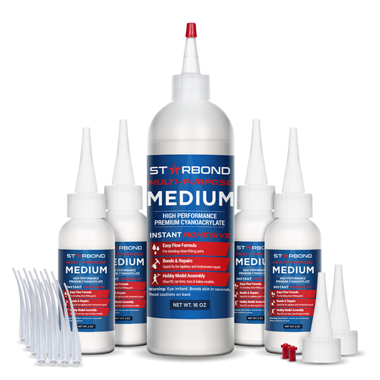 Starbond Multi-Purpose Medium CA Glue 16 oz Kit - Chuck and Wood