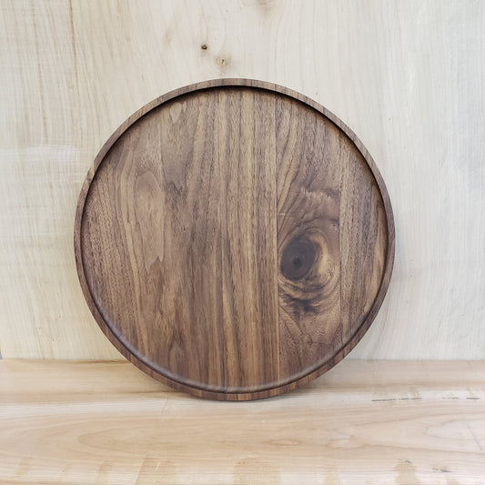 Large walnut plate - Chuck and Wood