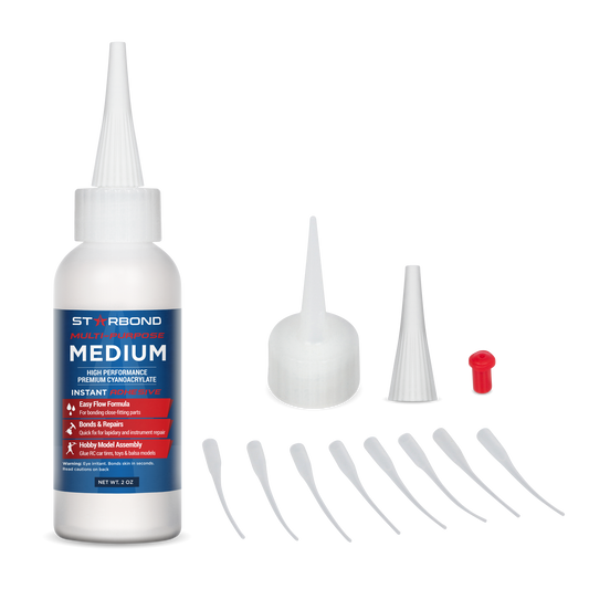 Starbond Medium CA Glue - Chuck and Wood