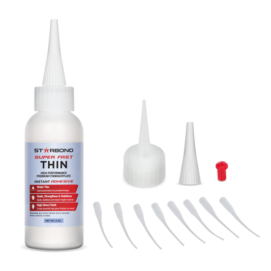 Super Fast Thin CA Glue - 2oz. - Chuck and Wood