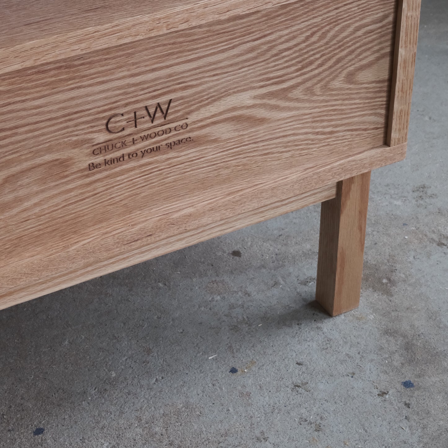 Oak Side Tables - Chuck and Wood