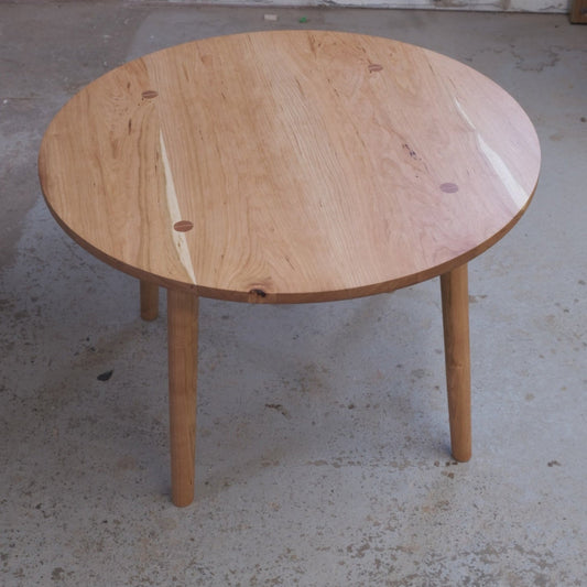 Cherrywood round coffee table