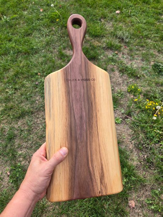 Walnut charcuterie board