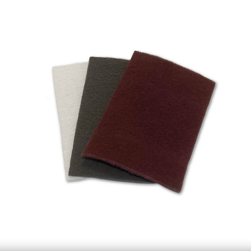 Non-Woven Hand Pads 6'' x 9'' (Singles) - Chuck and Wood
