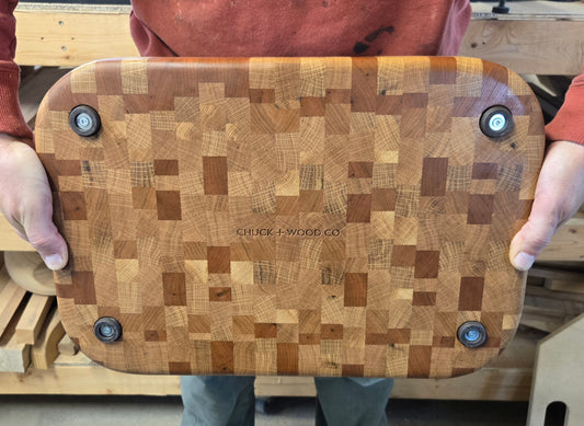 End grain butcher block