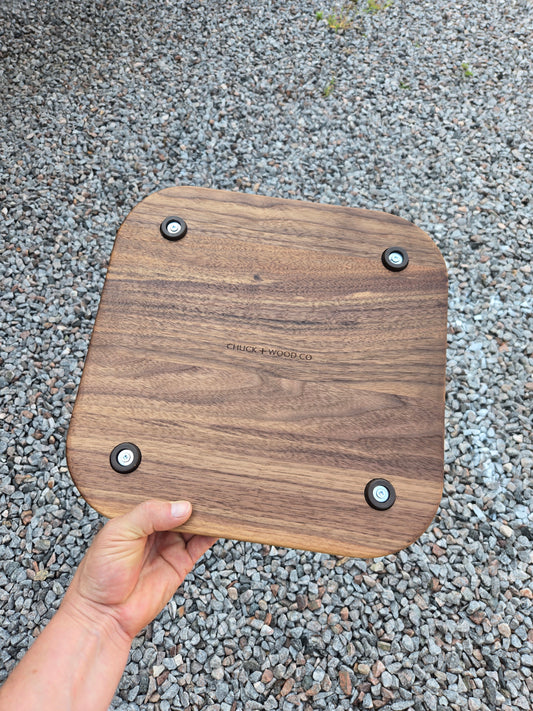 Walnut square chopping board