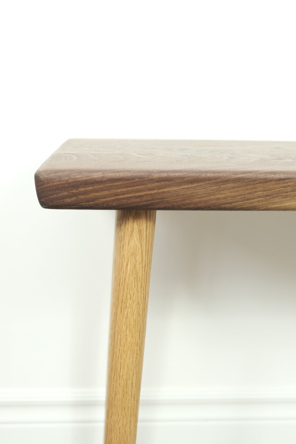 Walnut and Oak Side Table - Chuck and Wood