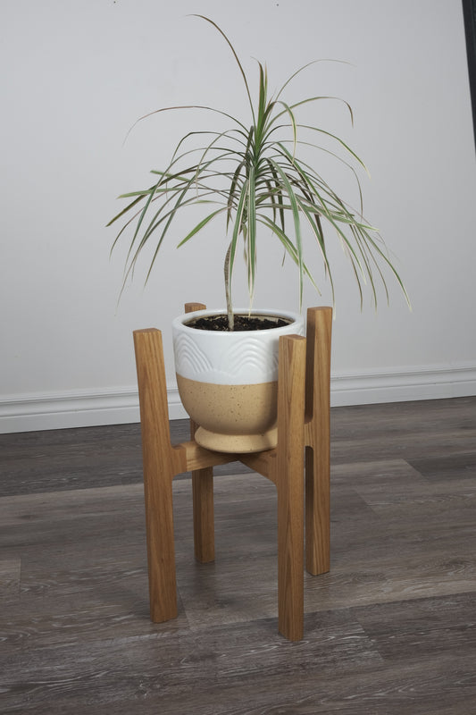 Plant Stands Red Oak - Chuck and Wood
