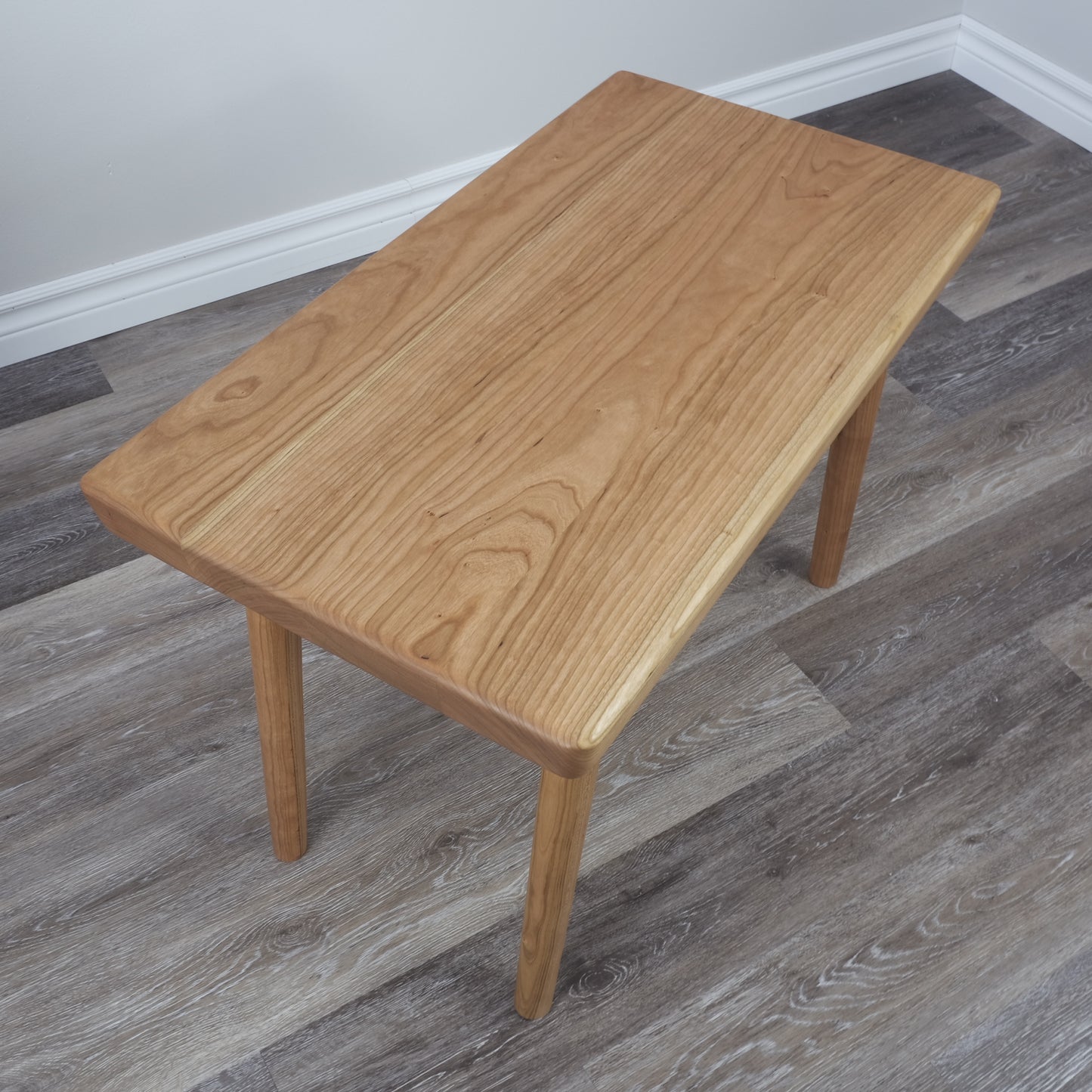 Cherrywood entryway bench/side table - Chuck and Wood