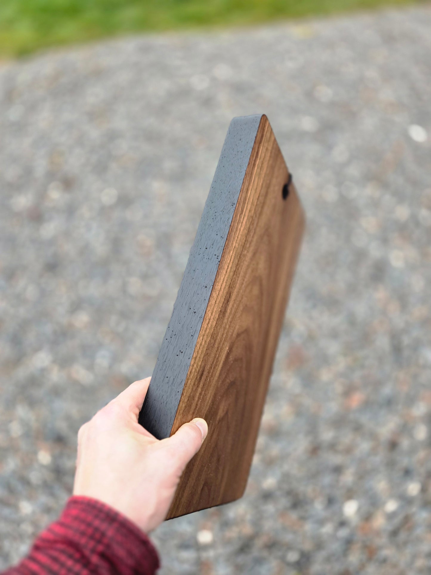 Walnut Charcuterie with Torched Edge
