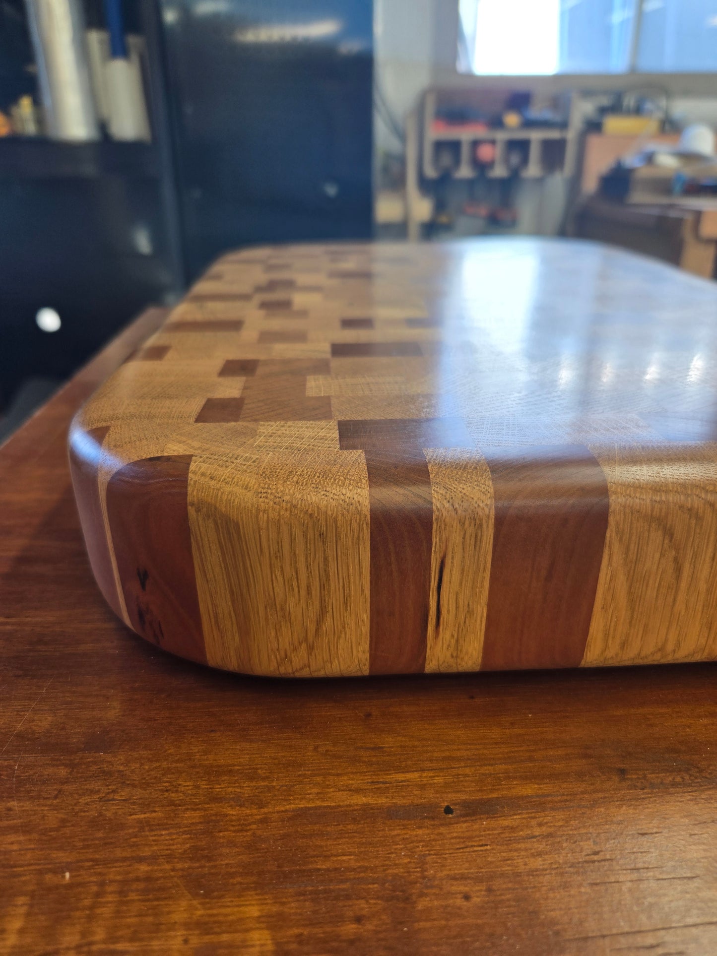 End grain butcher block