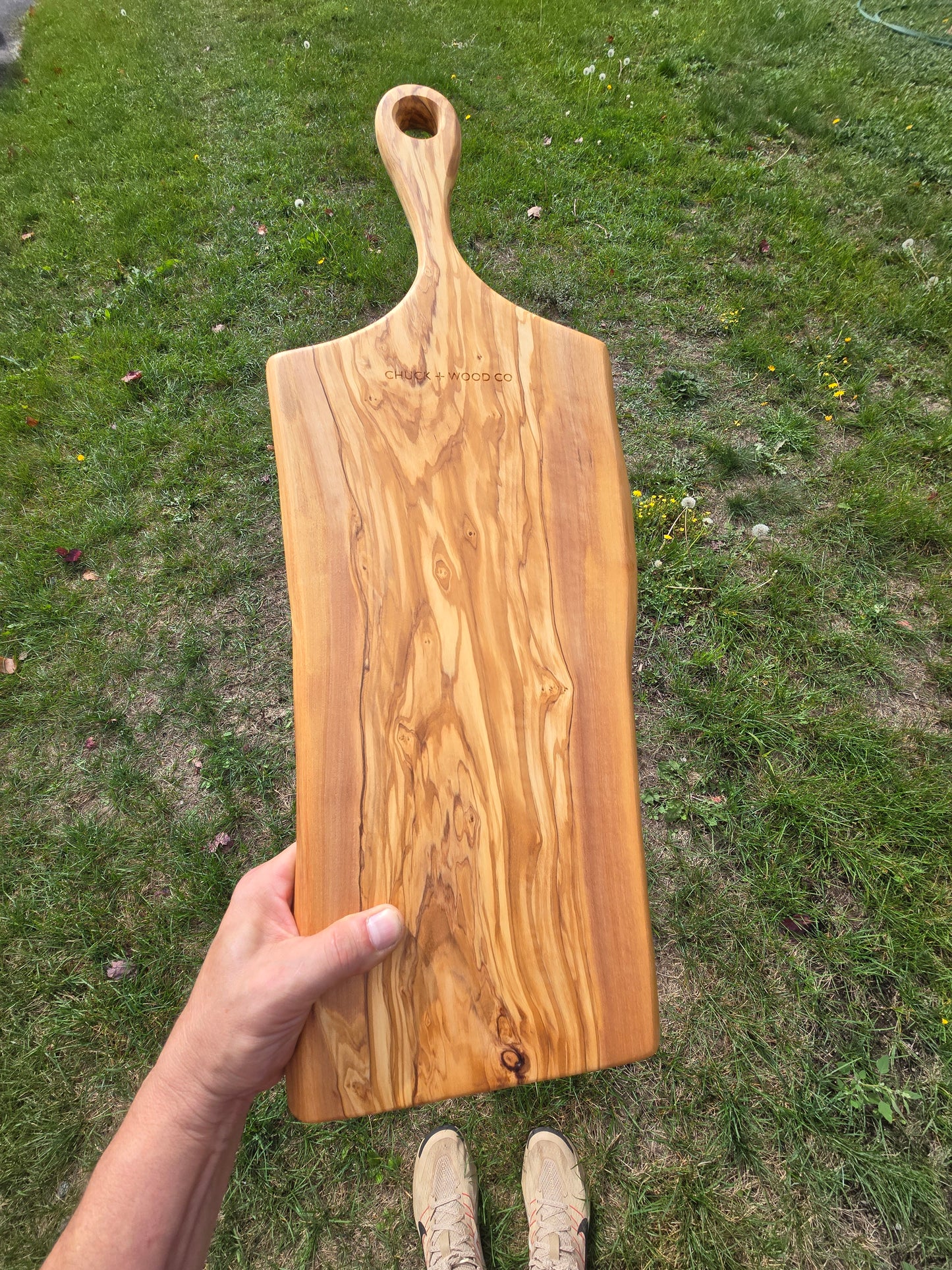 Olivewood charcuterie board