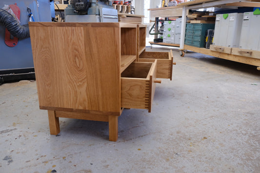 White oak side tables