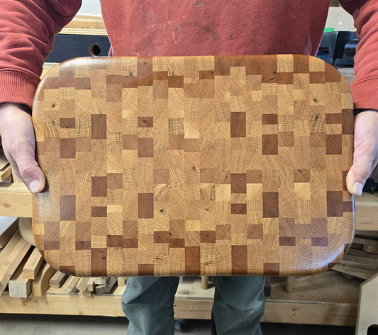 End grain butcher block