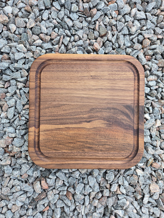 Walnut square chopping board