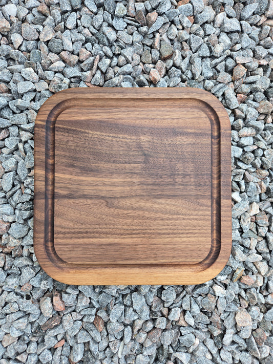 Walnut square chopping board