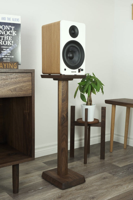 Walnut Speaker Stands - Chuck and Wood